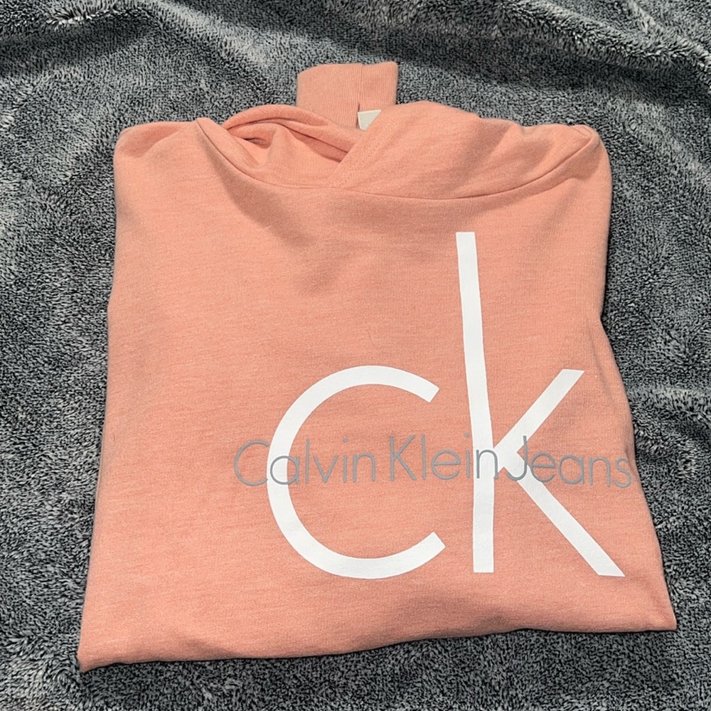 Calvin Klein long sleeve hooded top